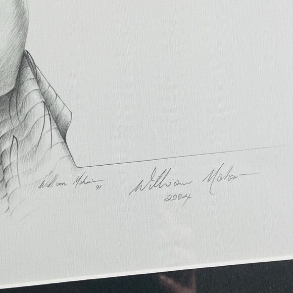 MAORI Warrior Man Framed Etching Tribal Tattoo Holding Taiaha By William Mahon ? - Picture 16 of 16